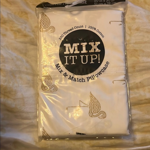 Mix It Up White Pillowcase - Picture 1 of 1
